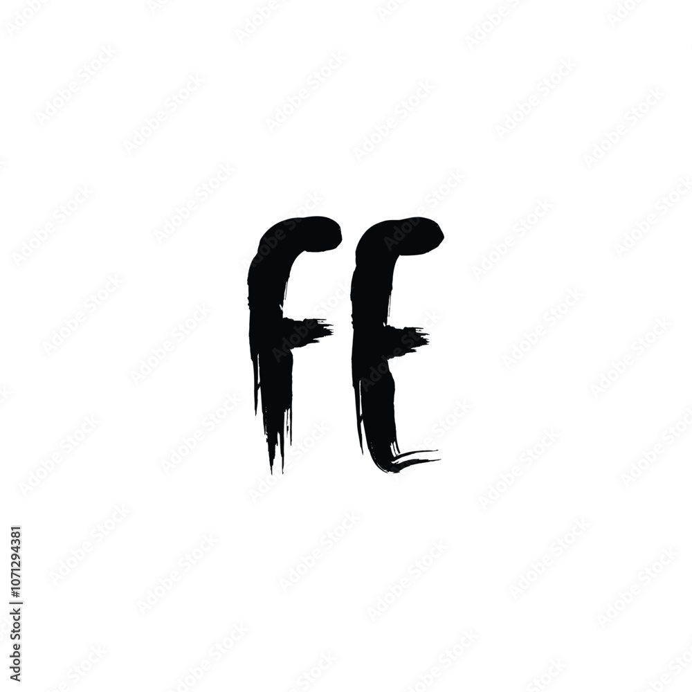 FE monogram logo design letter text name symbol monochrome logotype alphabet character simple logo FE monogram logo design letter text name symbol monochrome logotype alphabet character simple logo