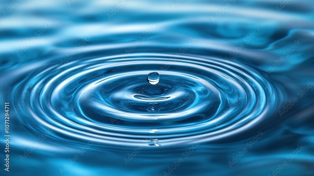 Abstract Water Drops Background with Beautiful Light and Shadows / copy space / focus on the center Abstract Water Drops Background with Beautiful Light and Shadows / copy space / focus on the center