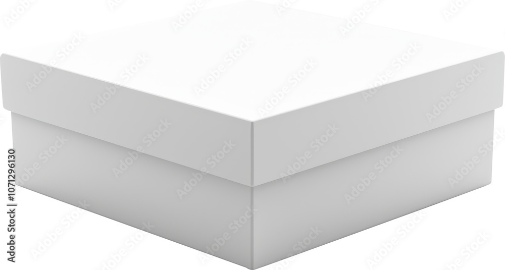 Fototapeta premium Blank white box
