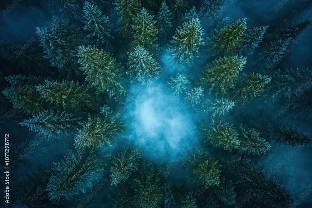 Aerial drone forest survey photograph, top down bird's eye view, woodland trees background, surveying landscape trees Aerial drone forest survey photograph, top down bird's eye view, woodland trees background, surveying landscape trees