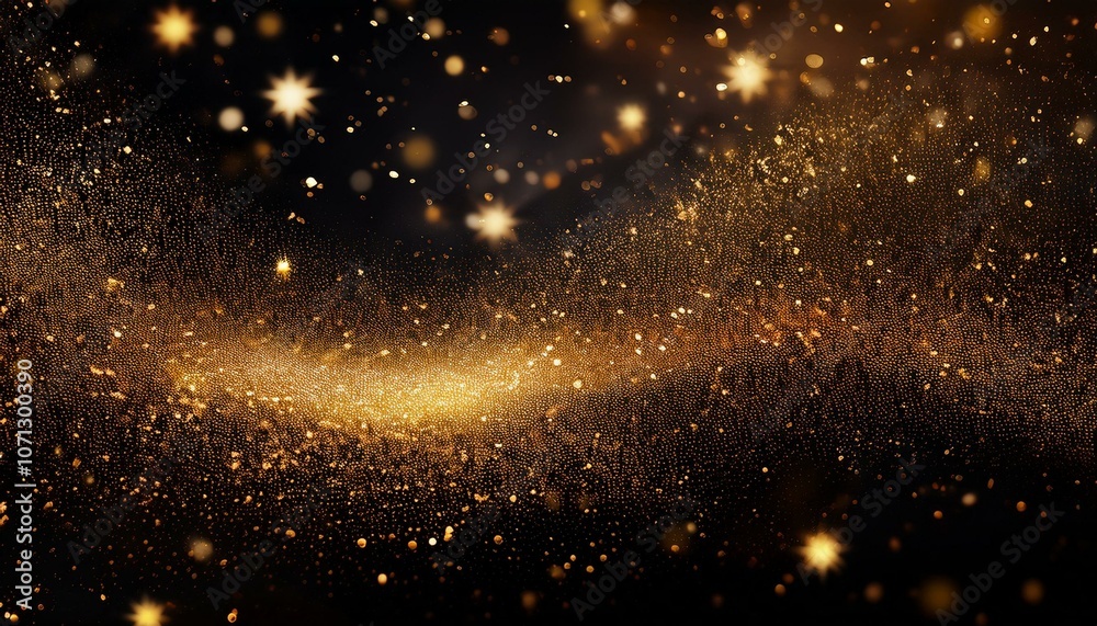 Golden sparkle abstract background Golden sparkle abstract background
