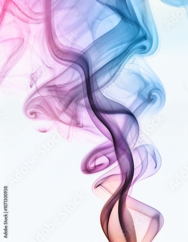 Abstract colorful smoke