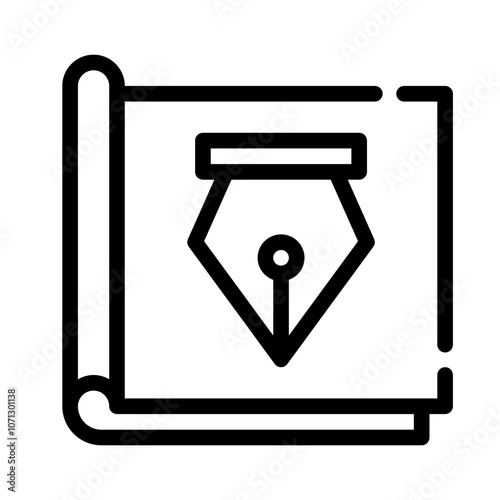 Icon Design Creative With Style Outline