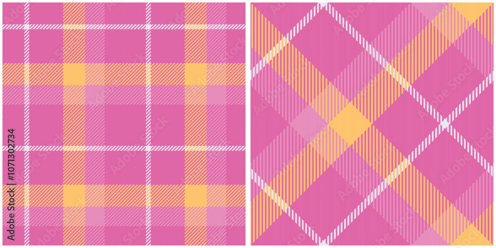 Fototapeta premium Tartan Plaid Seamless Pattern. Checkerboard Pattern. Seamless Tartan Illustration Vector Set for Scarf, Blanket, Other Modern Spring Summer Autumn Winter Holiday Fabric Print.