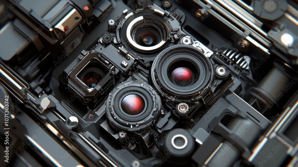 High-Resolution Smartphone Camera Module Cluster High-Resolution Smartphone Camera Module Cluster