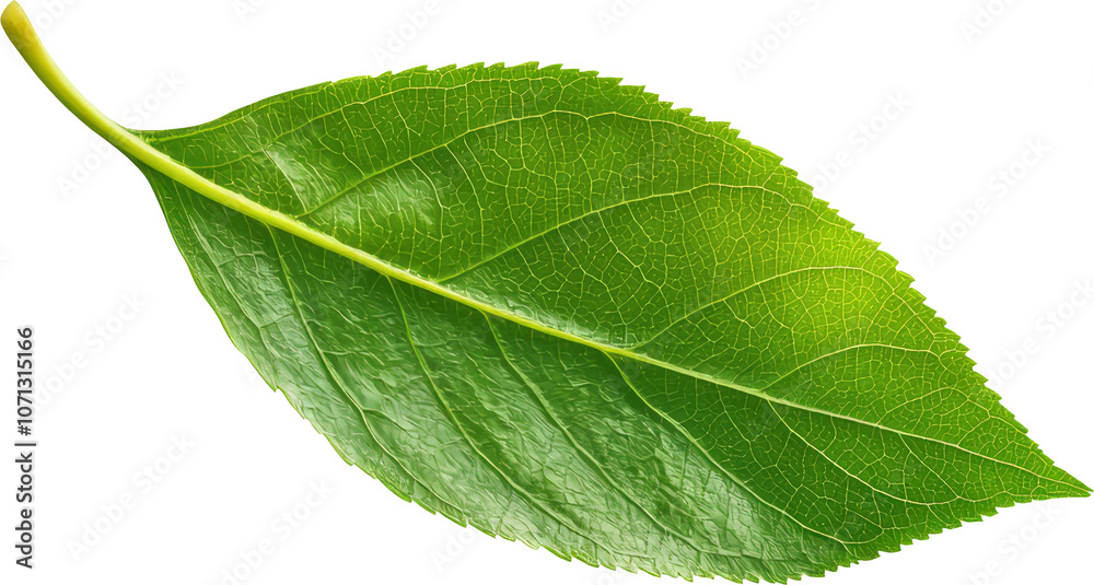 Obraz premium Green leaf closeup