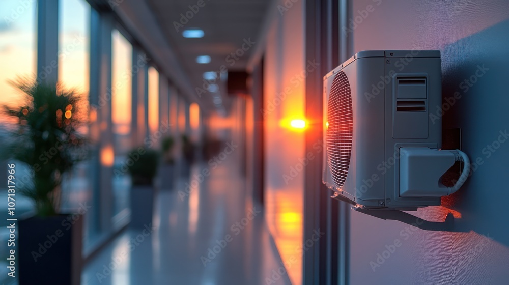 Sunset Through Windows