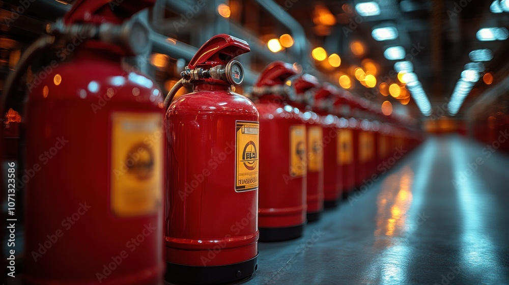 Fire Extinguishers in an Industrial Setting Fire Extinguishers in an Industrial Setting