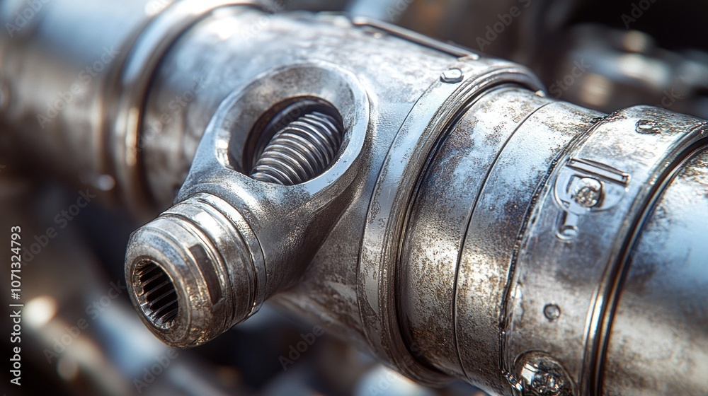 Close-up of a rusty metal pipe with a threaded fitting. Close-up of a rusty metal pipe with a threaded fitting.