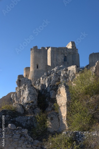 old castle in the mountains