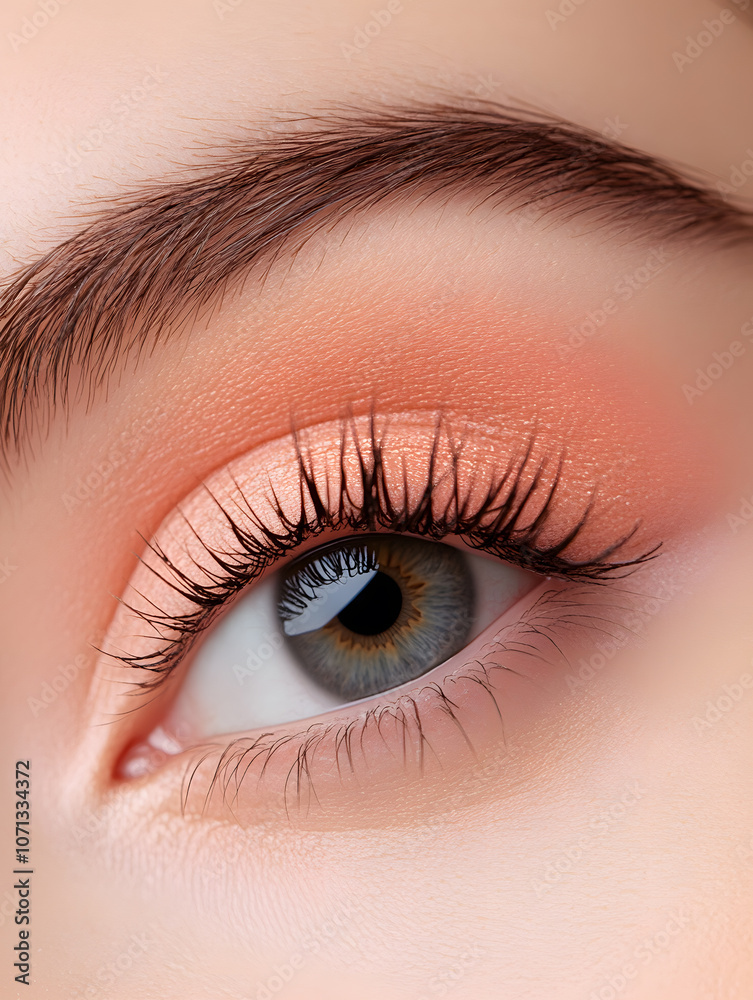 Obraz premium Elegant High-Fashion Beauty Portraits with Radiant Skin, Glamorous Makeup, and Luxurious Skincare Glow.