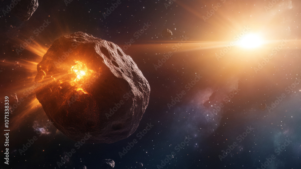 Obraz premium Explosive cosmic events