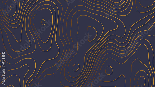 abstract pattern with lines. background of the topographic map. elevation contouring outline cartography texture. geographic abstract grid. futuristic wireframe landscape background.