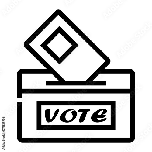 ballot Line Icon