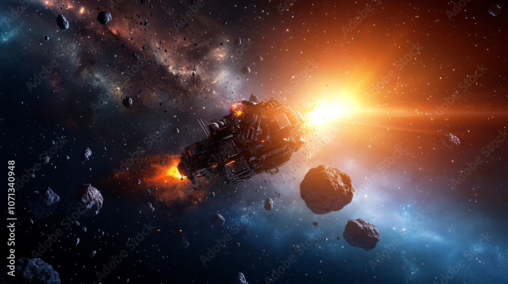 Obraz premium Cosmic adventure