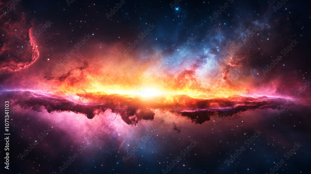 Fototapeta premium Cosmic dawn revealed