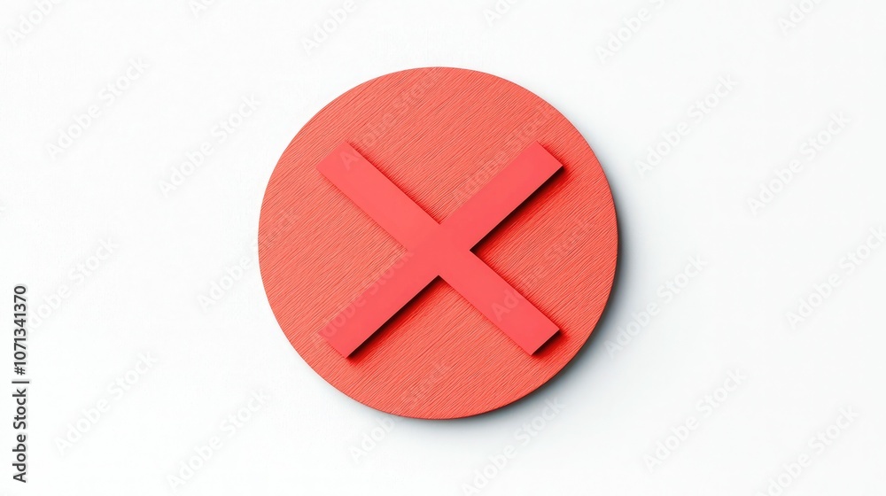 A circular red symbol featuring a prominent red A circular red symbol featuring a prominent red