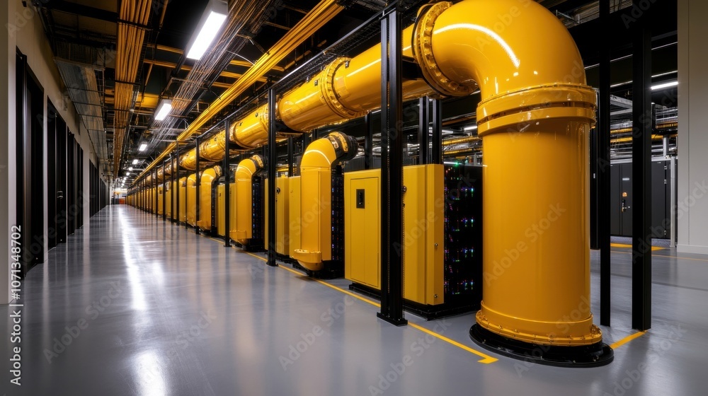 Yellow Pipes Industrial Data Center Yellow Pipes Industrial Data Center