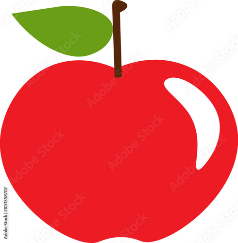 red apple