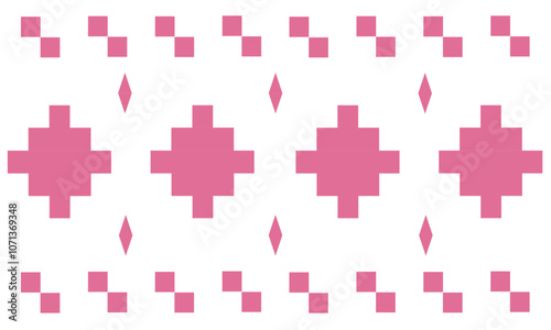 Pink Checkerboard Background Vector Abstract Seamless Pattern popular grid pattern Print Japanese