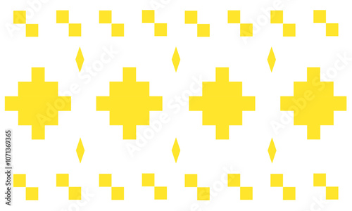 Yellow Checkerboard Background Vector Abstract Seamless Pattern popular grid pattern Print Japanese