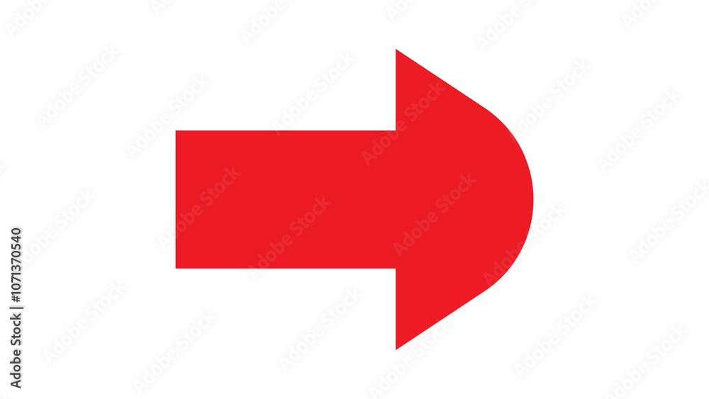 red arrow isolated on white red arrow isolated on white