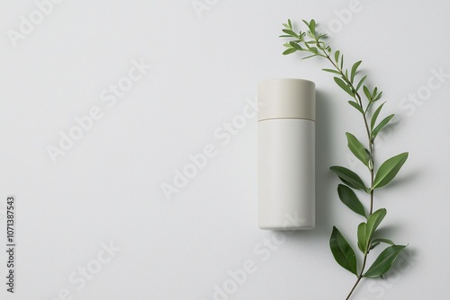 Wallpaper Mural An eco-friendly deodorant is showcased against a pristine backdrop, emphasizing its sustainable packaging and natural components for a refreshing experience. Torontodigital.ca