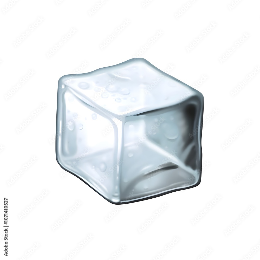 Obraz premium Ice Cube Emoji 