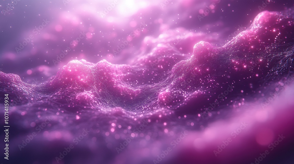 A purple background with a lot of sparkles. Generative AI A purple background with a lot of sparkles. Generative AI