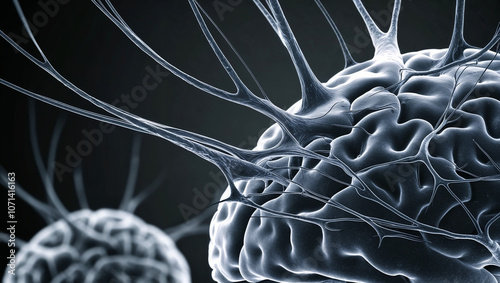 Neurons in the brain, , nerve, x-ray, medical

