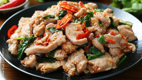 Delicious Cooked Chicken with Spices and Herbs