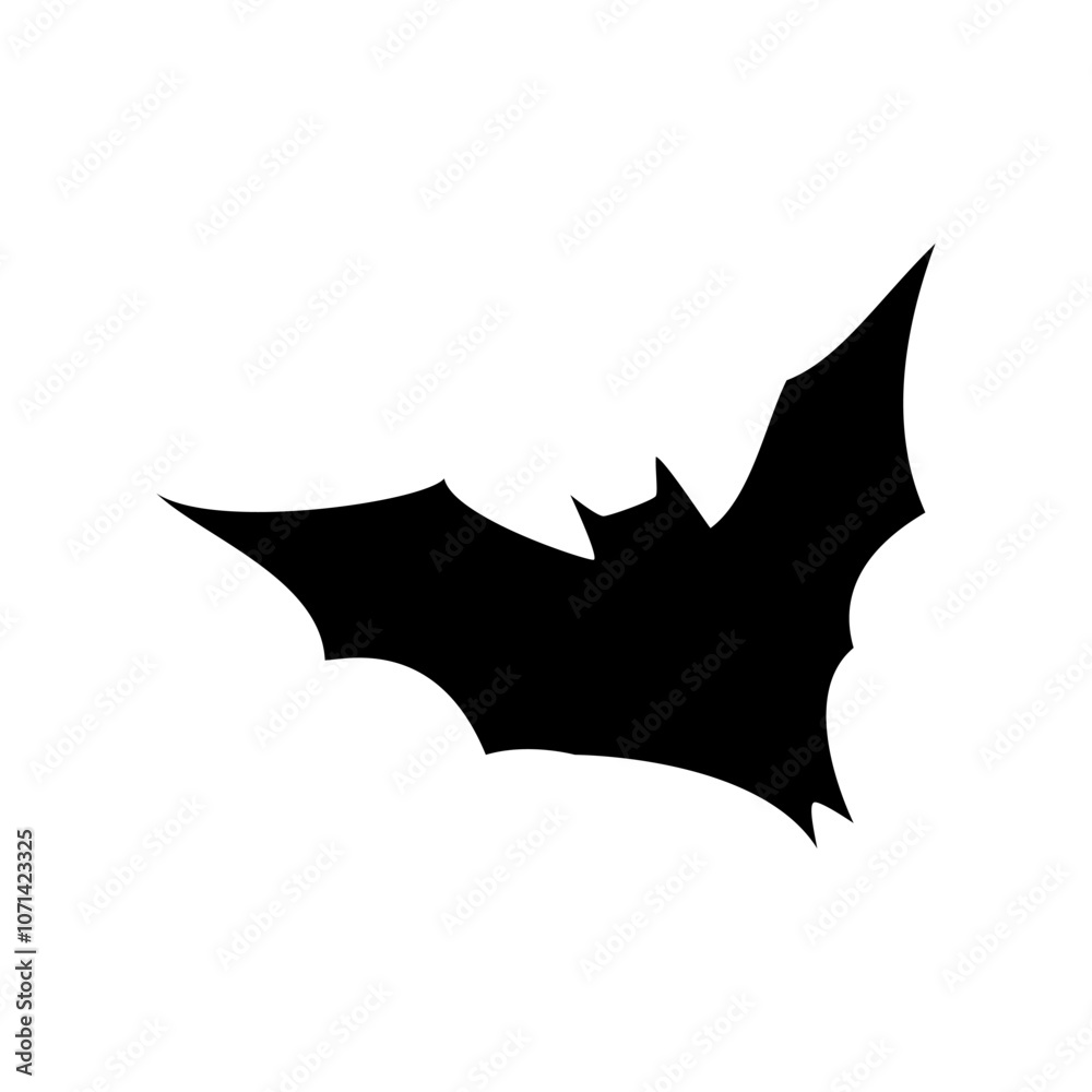 Fototapeta premium vampire bat halloween cartoon. haunted eerie, wings darkness, pumpkin witch vampire bat halloween sign. isolated symbol vector illustration