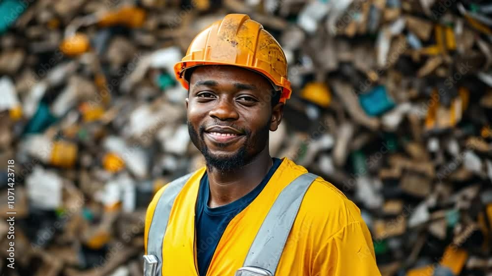 a worker for a garbage management firm.