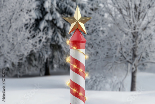 happy Christmas 3d background