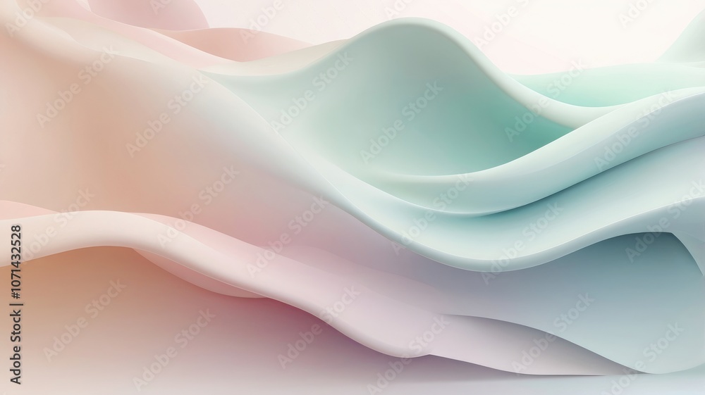 Fototapeta premium Abstract Pastel White gradient background