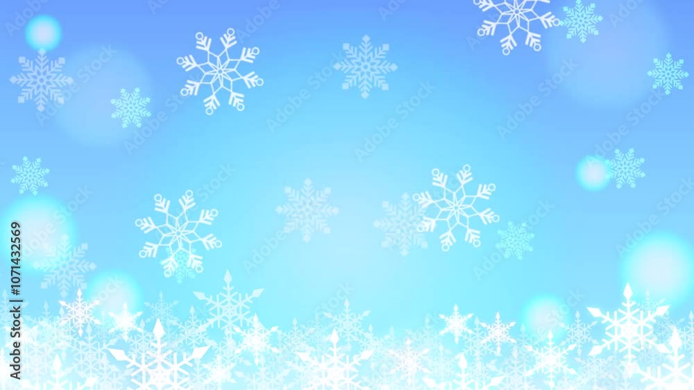 雪の降るアニメーション 雪の降るアニメーション