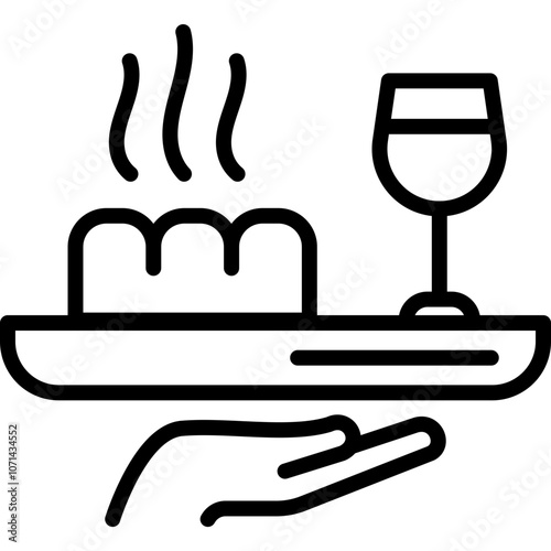 Food Service Line Icon