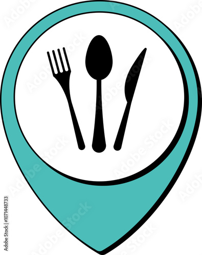Restaurant Location Pin