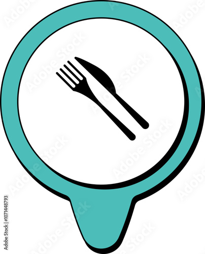Restaurant Location Pin