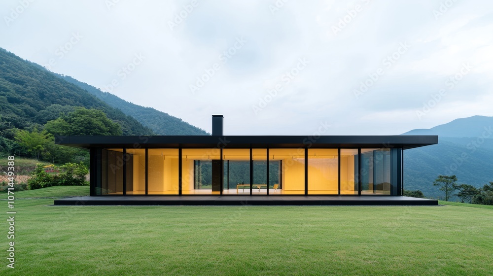 Modern House Surrounded by Scenic Nature Modern House Surrounded by Scenic Nature
