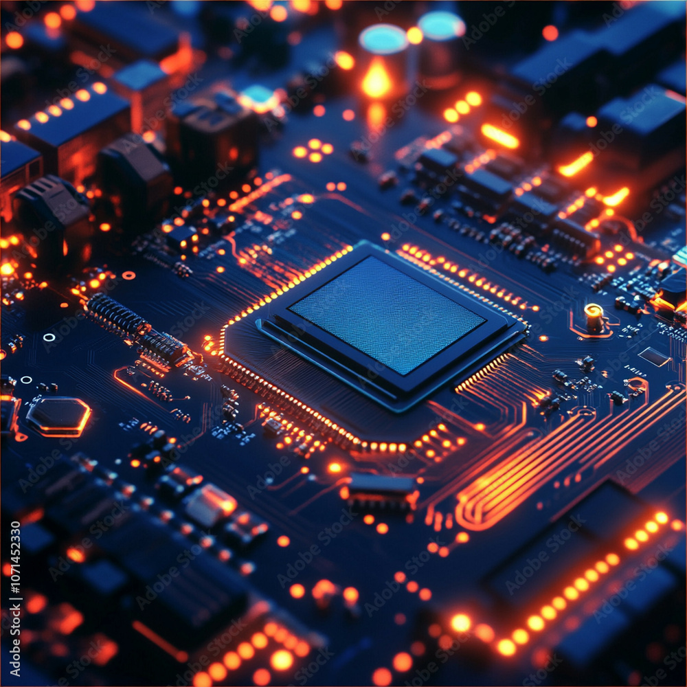 Fototapeta premium electronic circuit board