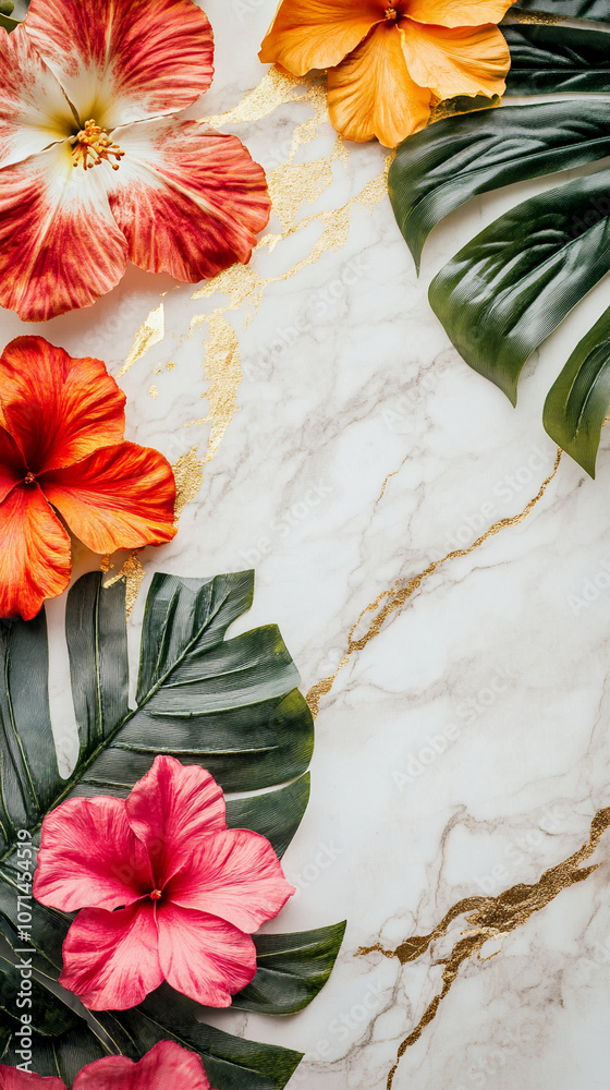 custom made wallpaper toronto digitaltropical summer flower background