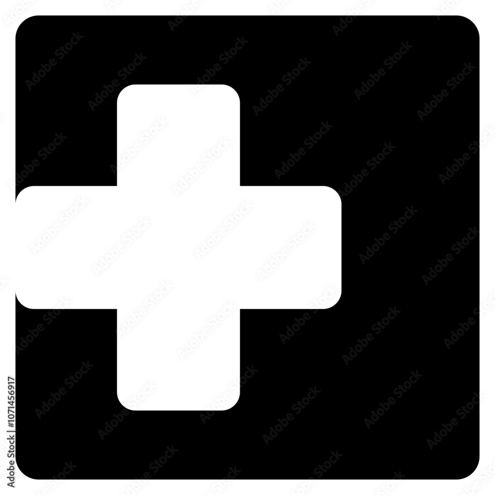 Obraz premium Healthcare & Medicine solid Icons, featuring symbols for hospitals, medications, diagnostics, and healthcare essentials. Suitable for Web Page, Mobile App, UI, UX and GUI design