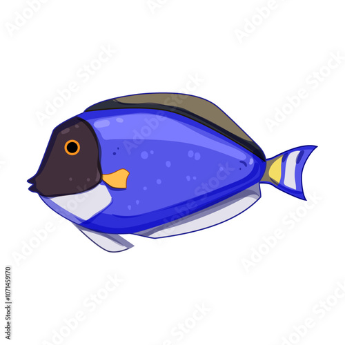 tetra exotic fish cartoon. gourami arowana, clown puffer, lion seahorse tetra exotic fish sign. isolated symbol vector illustration