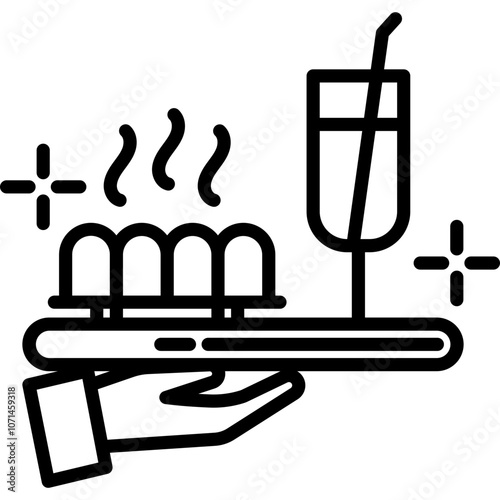 Food Service Line Icon