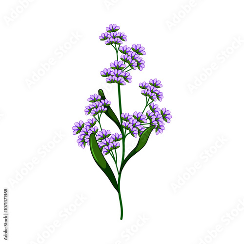 bouquet flower branch cartoon. fragrance nature, foliage stem, bud perennial bouquet flower branch sign. isolated symbol vector illustration