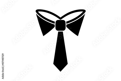 Necktie or Bow Tie | isolated vector illustration on white background