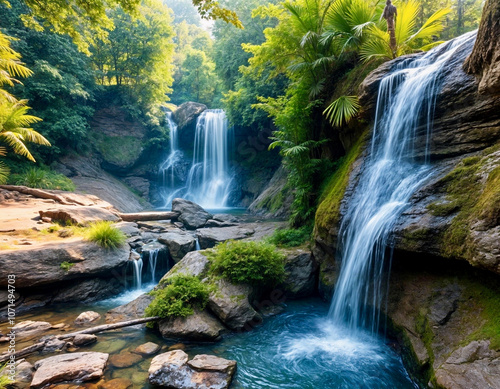 waterfall in the forest