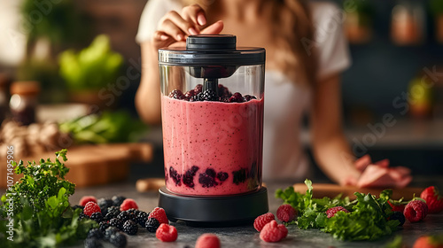 Blender with Smoothie and B...
