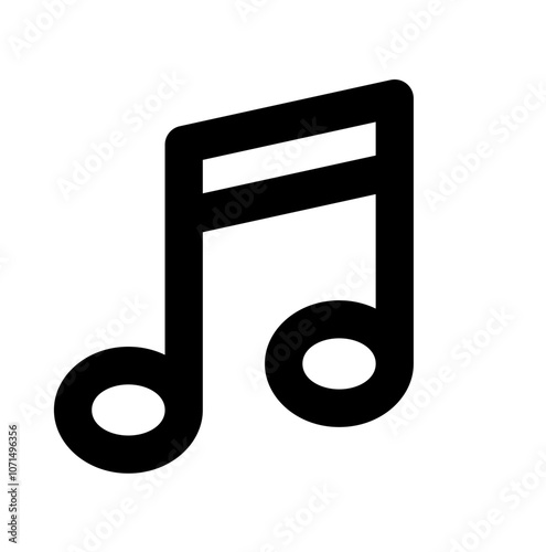 Music Notes icon simple line icon